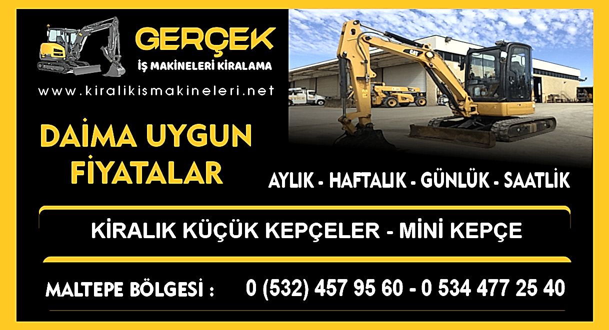 Maltepe Kiralık Mini Kepçe | Ufak Kepçe Kiralama Hizmeti