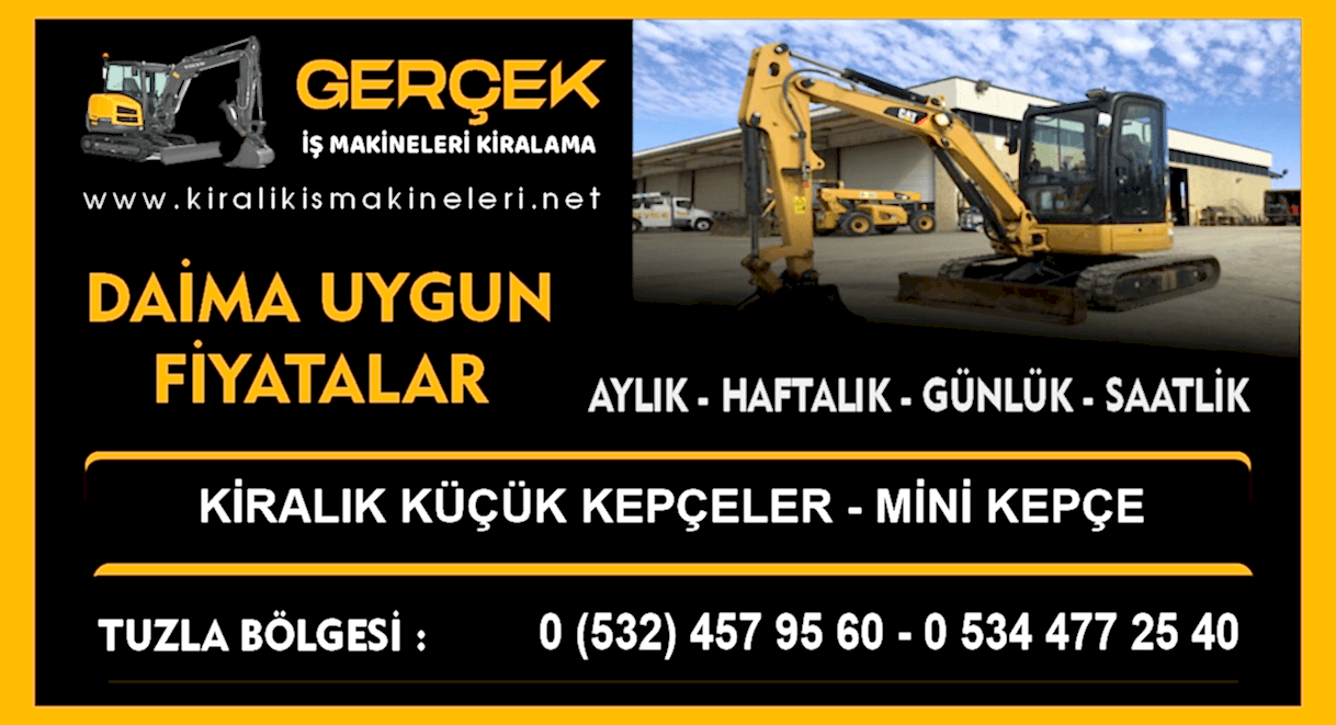 Tuzla Kiralık Mini Kepçe | Ufak Kepçe Kiralama Hizmeti
